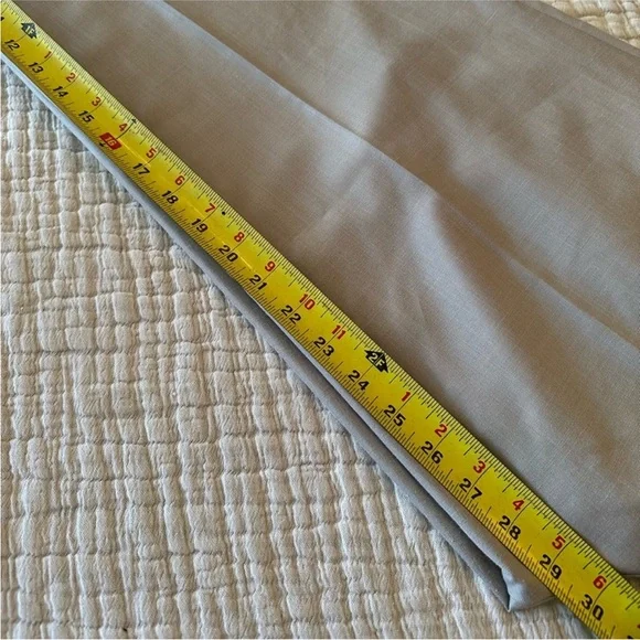 Vintage Ralph Lauren Light Gray Pleated and Cuffed Trousers 90s Minimalist 36” - Picture 10 of 10